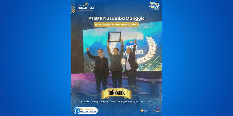 Infobank BPR Award 2023 dengan predikat "Sangat Bagus" dalam Kinerja Keuangan Tahun 2022
